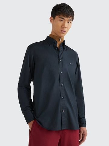Tommy Hilfiger - Áo sơ mi tay dài nam Core Flex Poplin