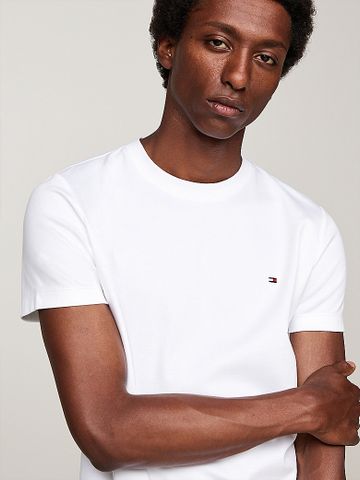 Tommy Hilfiger - Áo thun tay ngắn nam Flag Embroidery Interlock Slim Fit T-Shirt