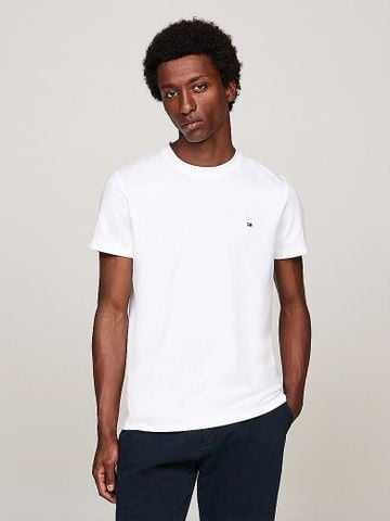 Tommy Hilfiger - Áo thun tay ngắn nam Flag Embroidery Interlock Slim Fit T-Shirt