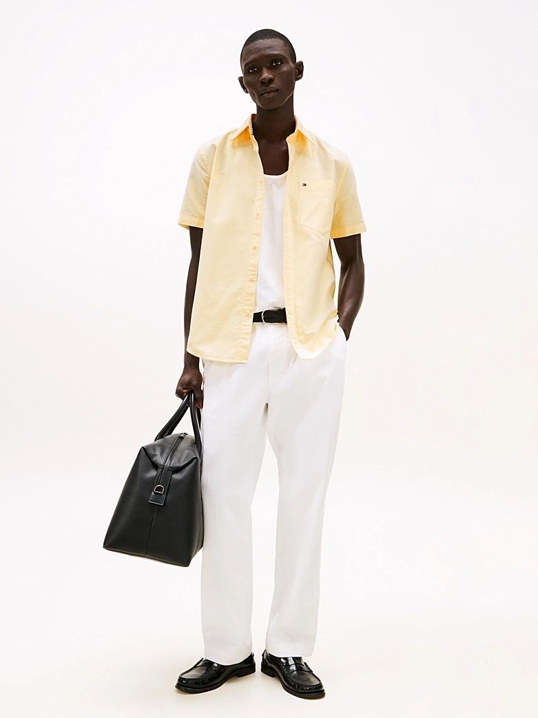 Tommy Hilfiger - Áo sơ mi tay ngắn nam Heritage Oxford Shirt