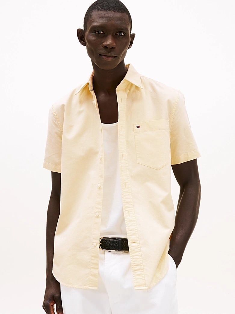 Tommy Hilfiger - Áo sơ mi tay ngắn nam Heritage Oxford Shirt