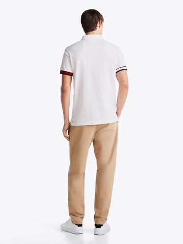 Tommy Hilfiger - Áo polo tay ngắn nam Flag Cuff Slim Fit Polo