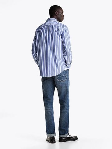 Tommy Hilfiger - Áo sơ mi tay dài nam TH Flex Nautical Stripe Regular Shirt
