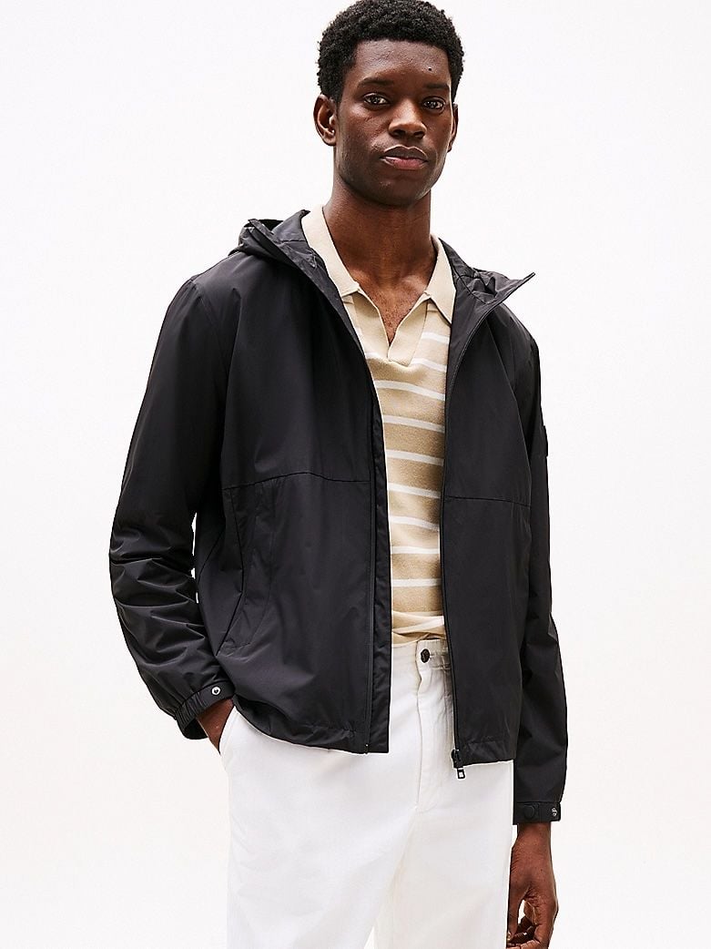 Tommy Hilfiger - Áo khoác tay dài nam Logo Patch Hooded Jacket