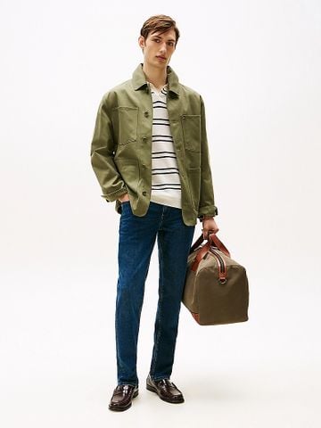 Tommy Hilfiger - Quần jeans ống đứng nam Denton Faded Straight Leg Jeans