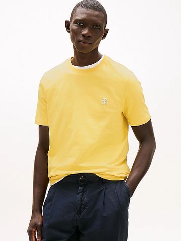 Tommy Hilfiger - Áo thun tay ngắn nam Contrast TH Monogram Embroidery T-Shirt