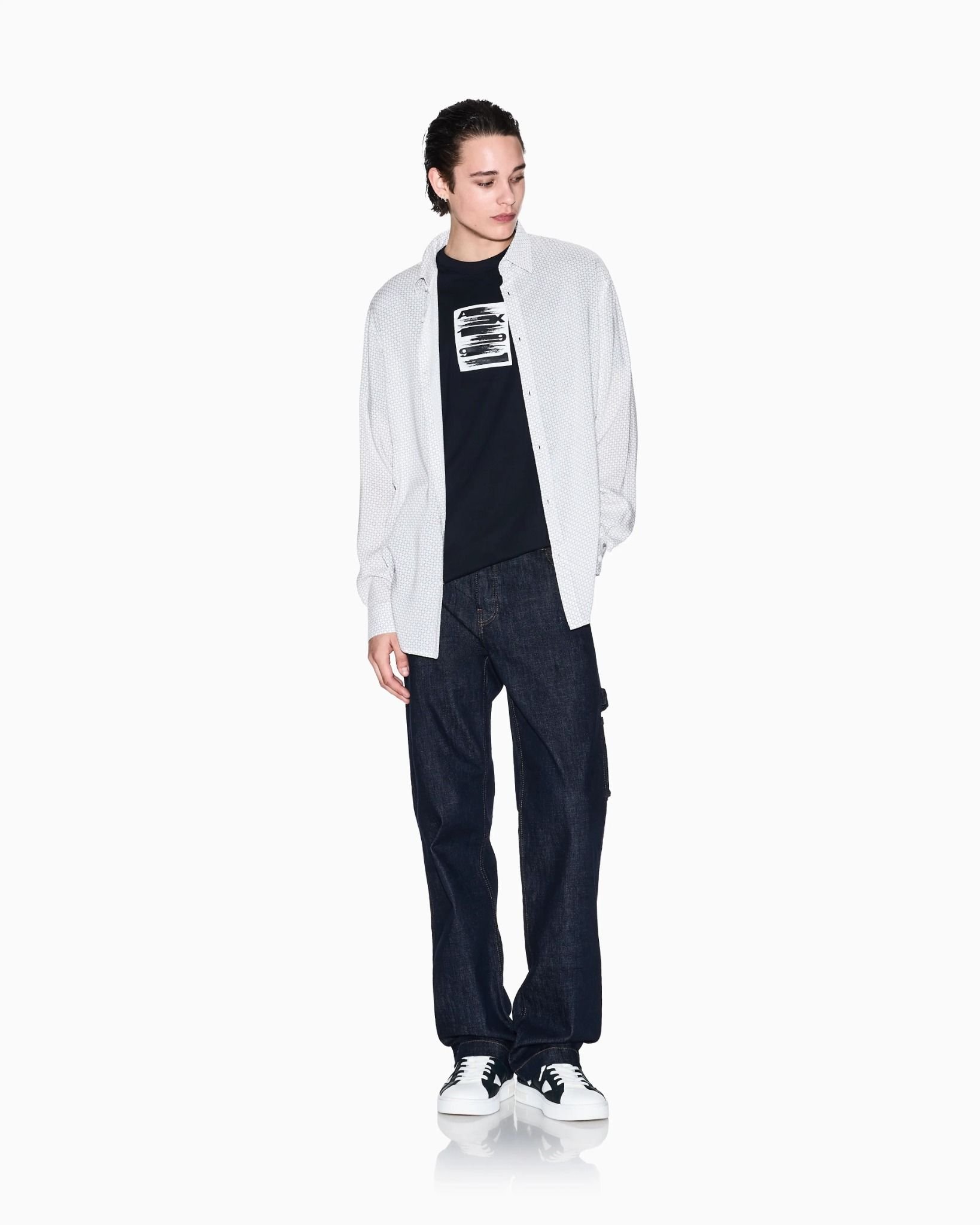 Armani Exchange - Áo thun thời trang nam AX Premium Cotton Men's T-Shirt