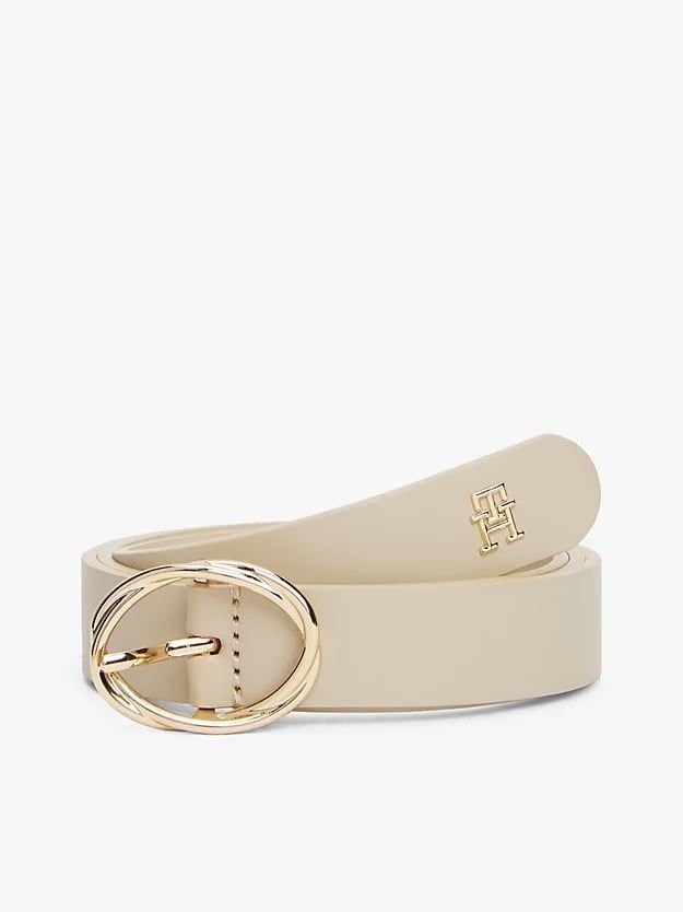 Tommy Hilfiger - Dây nịt nữ Chic Oval Buckle Leather Belt