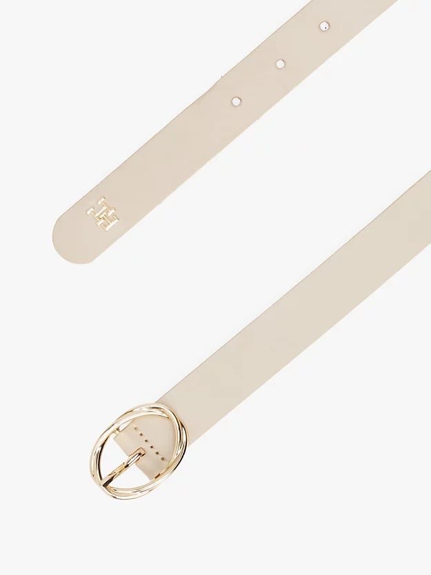 Tommy Hilfiger - Dây nịt nữ Chic Oval Buckle Leather Belt