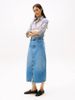 Tommy Hilfiger - Váy jean nữ High Rise Denim Midi Skirt