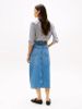 Tommy Hilfiger - Váy jean nữ High Rise Denim Midi Skirt
