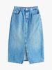 Tommy Hilfiger - Váy jean nữ High Rise Denim Midi Skirt