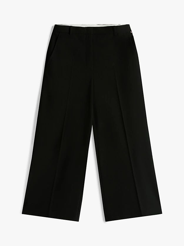Tommy Hilfiger - Quần tây dài nữ Anti-Wrinkle Wide Leg Cropped Trousers
