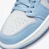 Nike - Giày thời trang thể thao Nữ Women's Air Jordan 1 Low Football Grey and Aluminum