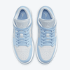 Nike - Giày thời trang thể thao Nữ Women's Air Jordan 1 Low Football Grey and Aluminum