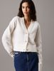 Calvin Klein - Áo khoác len CK nữ Fluffy Yarn Sweater Cardigan