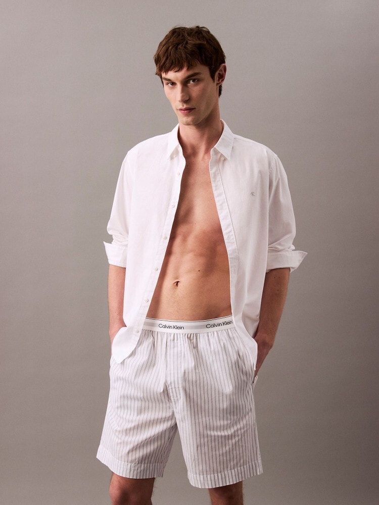 Calvin Klein - Quần ngủ CK nam Cotton Poplin Sleep Short
