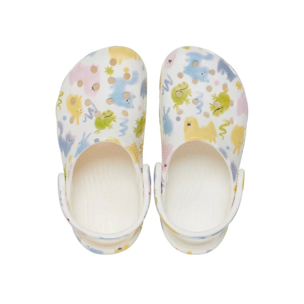 Crocs - Xăng đan trẻ em Classic Pastel Pets Lifestyle Sandals