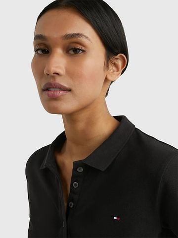 Tommy Hilfiger - Áo polo tay ngắn nữ Heritage Slim Fit Polo Shirt - 4