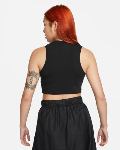 Nike - Áo Ba Lỗ Thể Thao Nữ Essentials Women'S Ribbed Cropped Tank Top