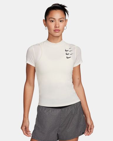 Nike - Áo tay ngắn thể thao Nữ Dri-FIT ADV Running Division Women's Short-Sleeve Running Top