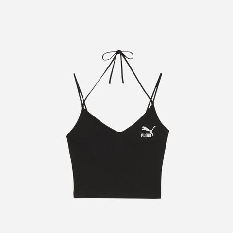 Puma - Áo ba lỗ nữ Classics Ribbed Crop Lifestyle