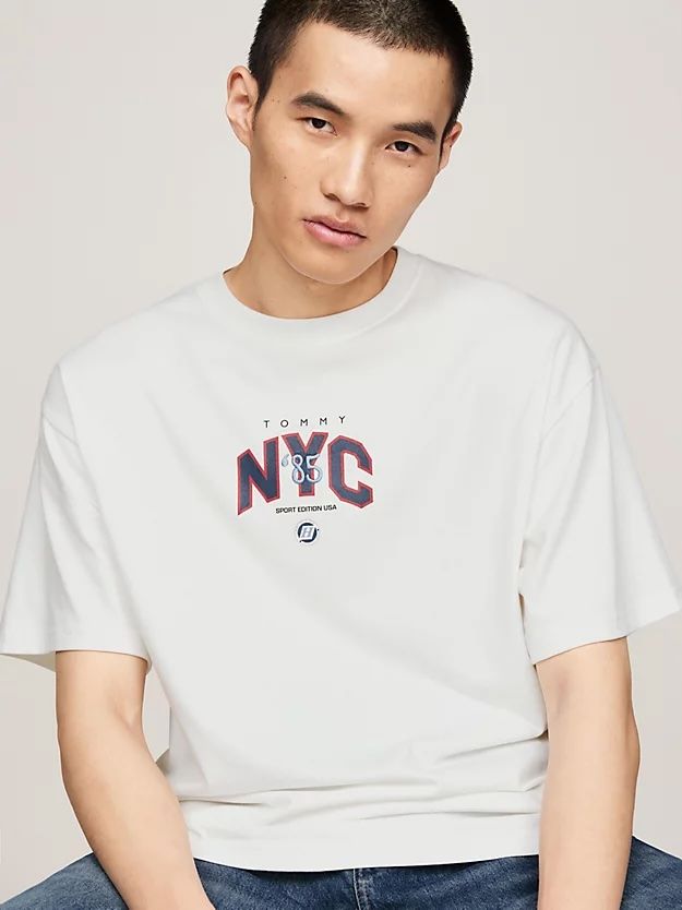 Tommy Hilfiger - Áo tay ngắn nam TJ x Game Day Relaxed T-Shirt