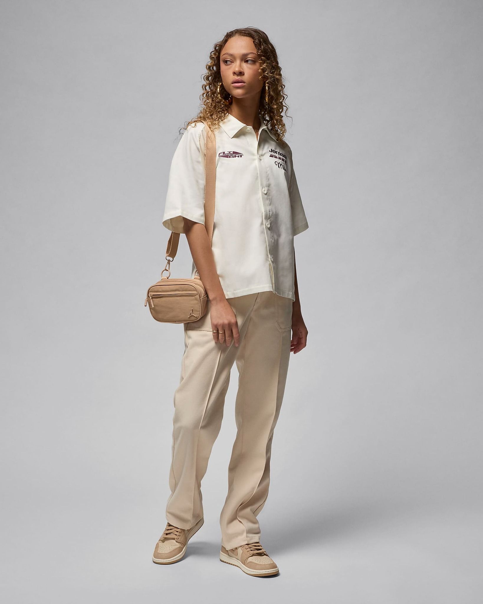 Nike - Áo tay ngắn thể thao Nữ Jordan Women's Woven Top
