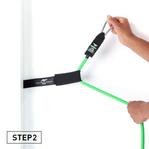 Ptp - Dụng cụ kháng lực tập gym nam nữ Elite Indoor Anchor Black Training