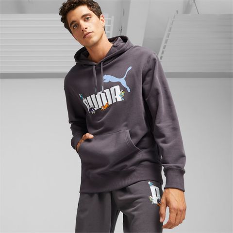 Puma - Áo khoác có mũ trùm đầu nam X The Smurfs Graphic Men's Hoodie