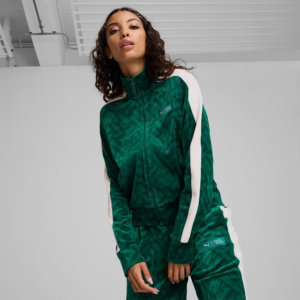 Puma - Áo khoác nữ Squid Game T7 Iconic Track Jacket Lifestyle