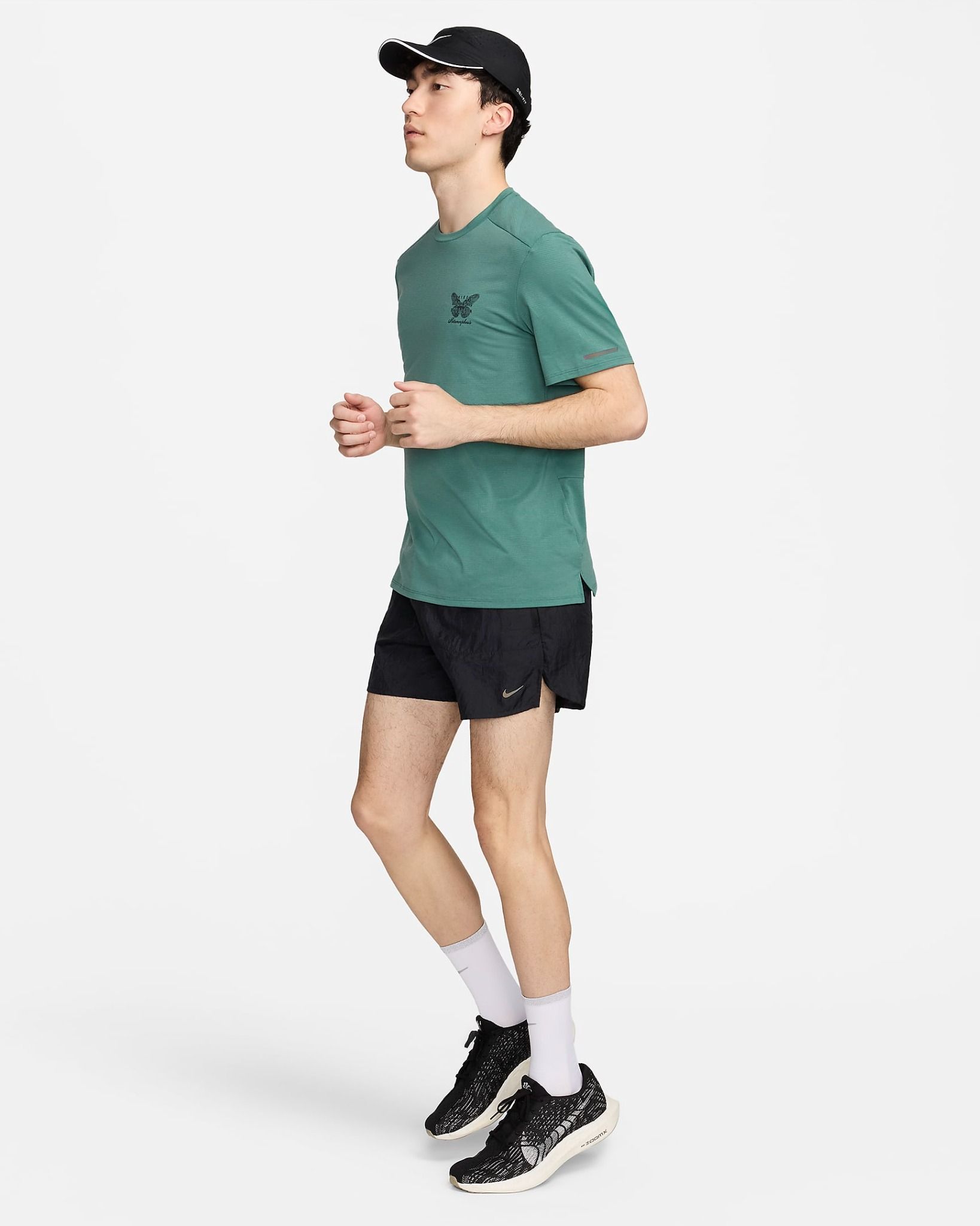 Nike - Áo tay ngắn chạy bộ Nam Rise 365 Running Division Men's Dri-FIT Running Top