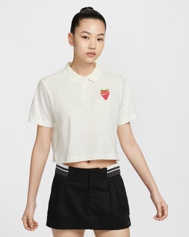 Nike - Áo polo thể thao Nữ Nike Sportswear Women's Cropped Polo