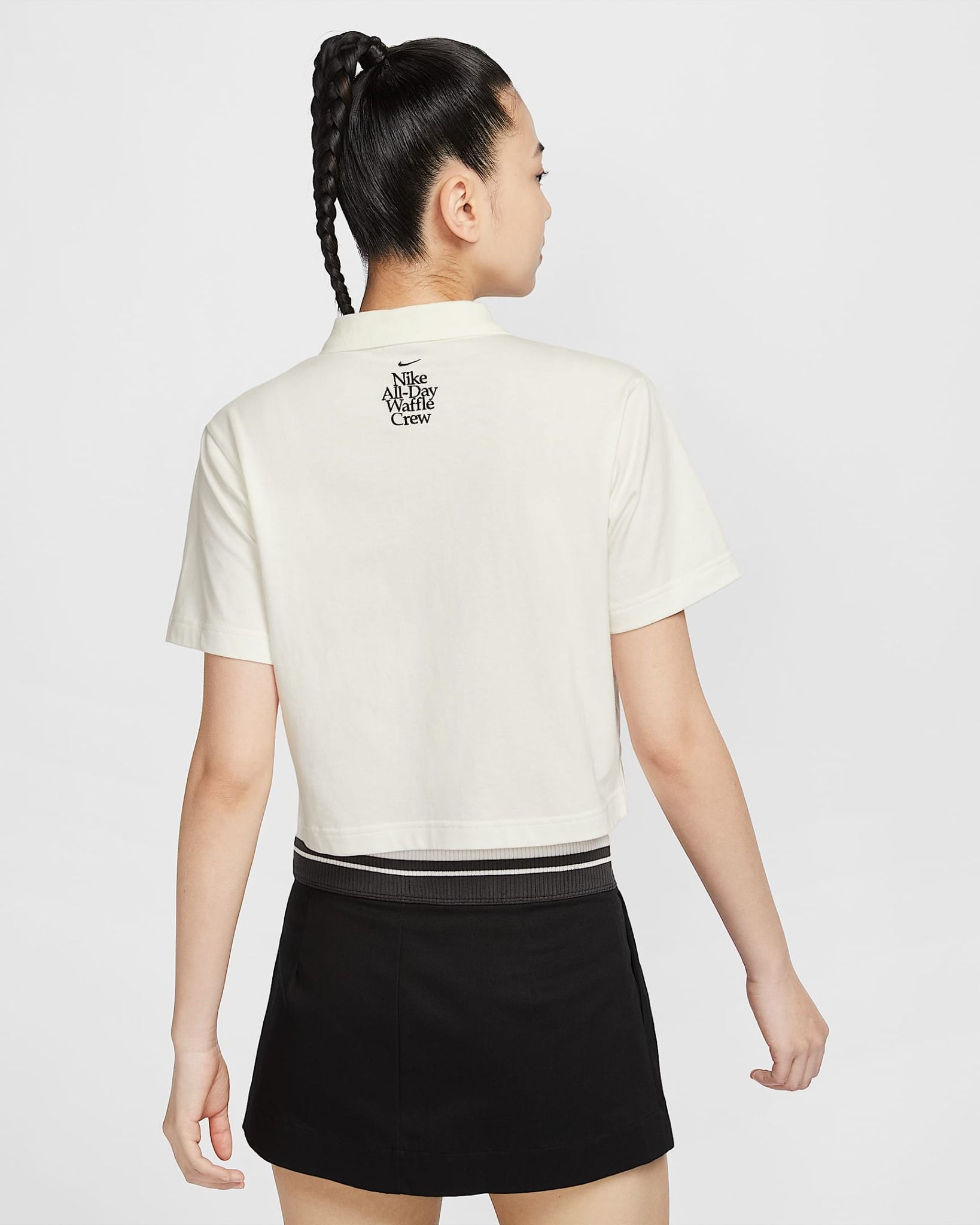 Nike - Áo polo thể thao Nữ Nike Sportswear Women's Cropped Polo