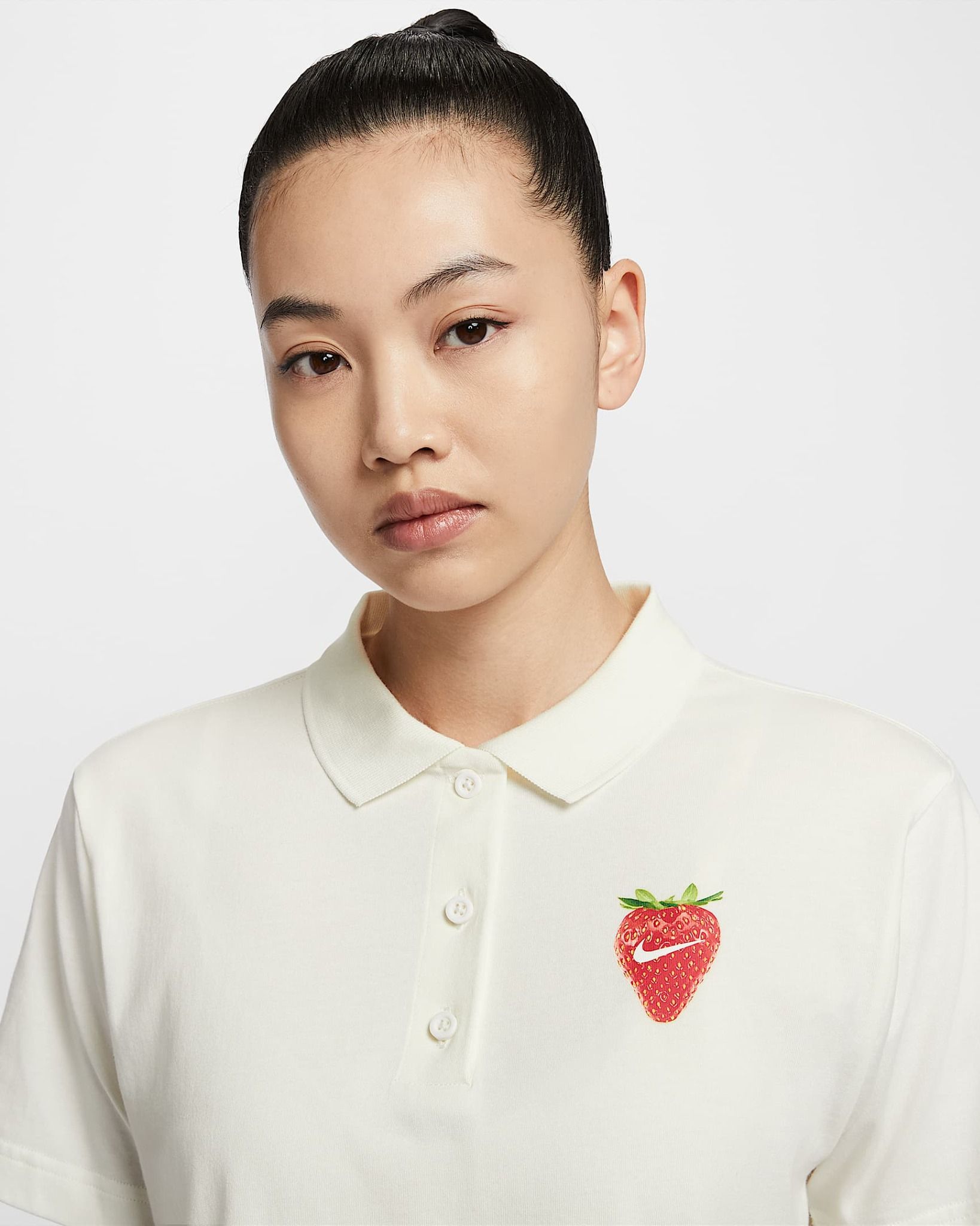 Nike - Áo polo thể thao Nữ Nike Sportswear Women's Cropped Polo