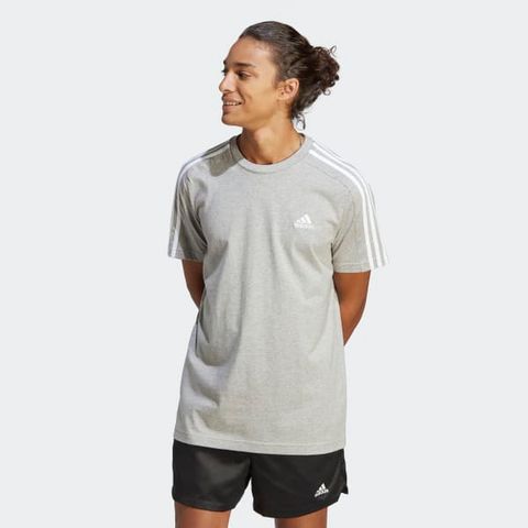 adidas - Áo tay ngắn Nam Essentials Single Jersey 3-Stripes shirt