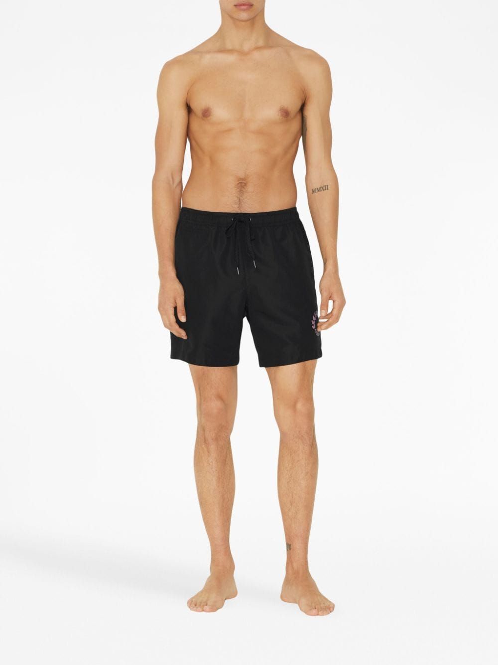 Burberry - Quần bơi nam Oak Leaf Crest swim shorts