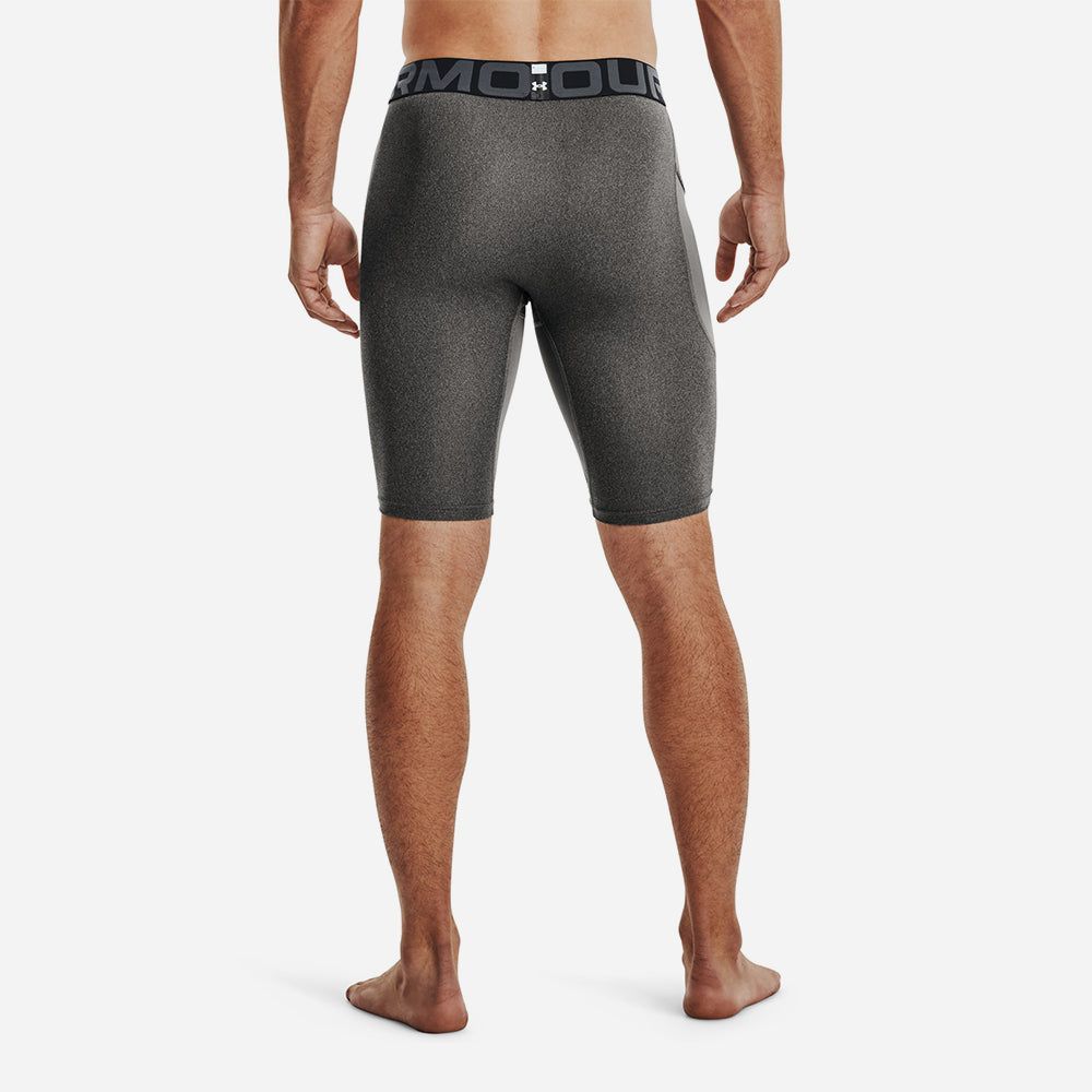 Under Armour - Quần ngắn ống ôm nam Armour Heatgear® Pocket Long Shorts Training