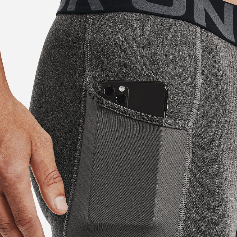 Under Armour - Quần ngắn ống ôm nam Armour Heatgear® Pocket Long Shorts Training