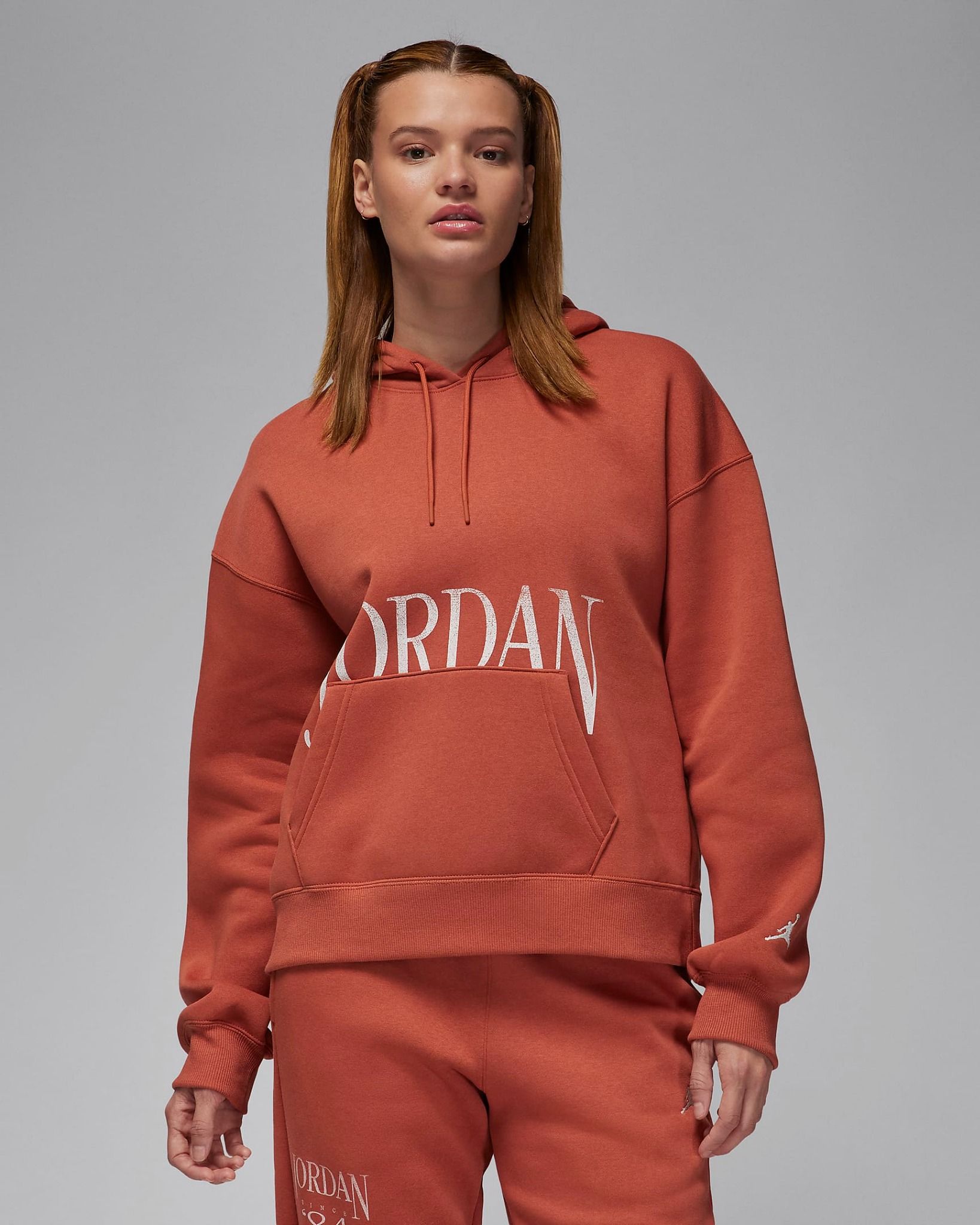 Nike - Áo tay dài thể thao Nữ Jordan Brooklyn Fleece