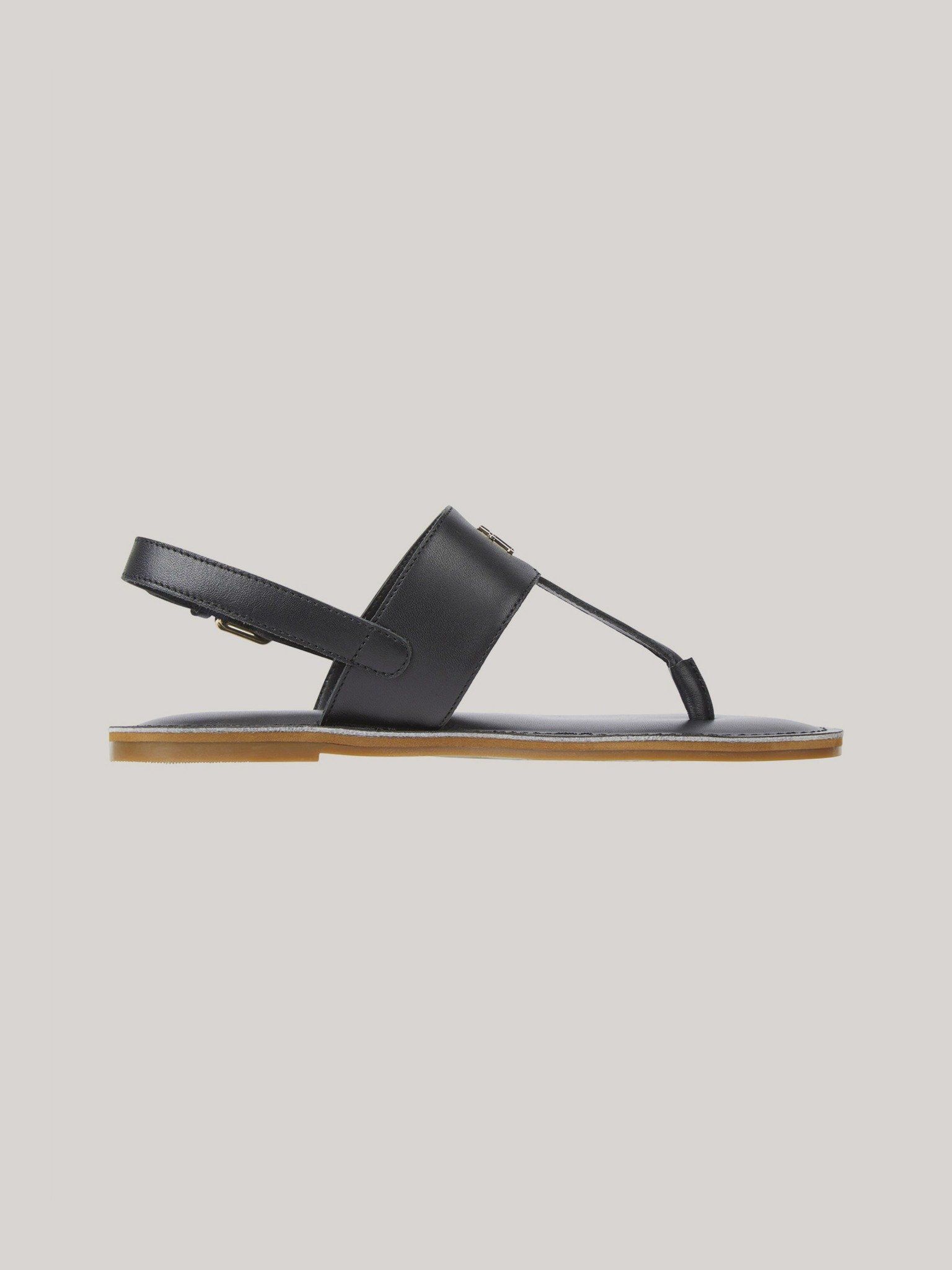 Tommy Hilfiger - Xăng đan nữ Monogram Plaque Flat Thong Sandals