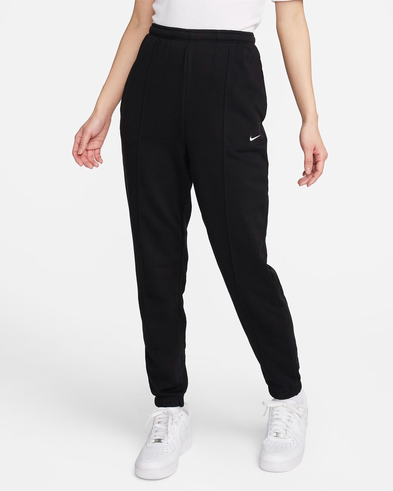 Nike - Quần Dài Thể Thao Nữ Chill Terry Women'S Slim High-Waisted French Terry Tracksuit Bottoms