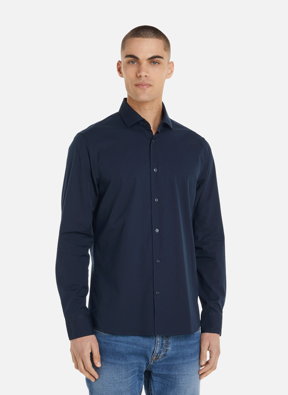 Tommy Hilfiger - Áo sơ mi tay dài nam Flex Poplin Solid Shirt