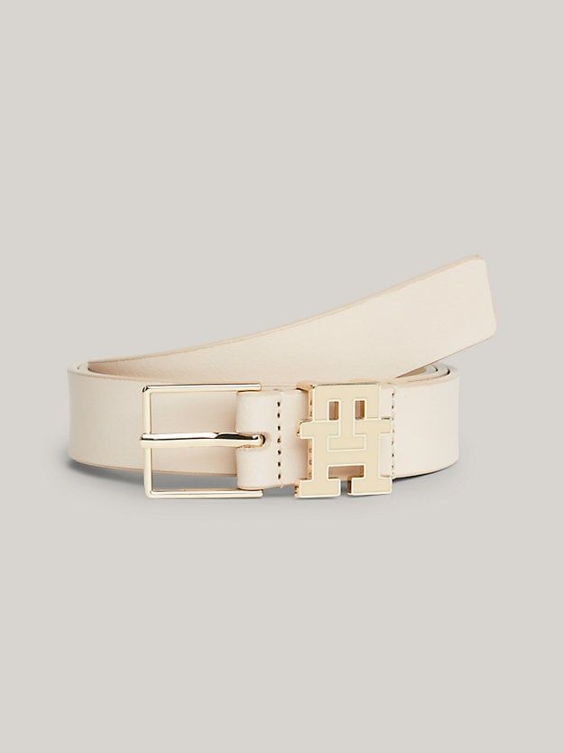 Tommy Hilfiger - Dây nịt nữ TH Monogram Keeper Leather Belt