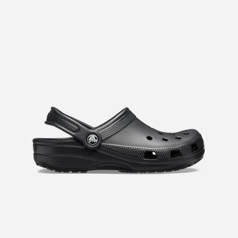 Crocs - Giày sandal nam nữ Classic Black Clog