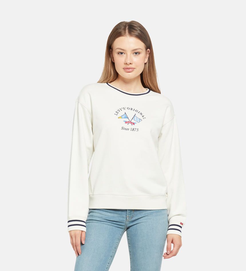 Levi's Áo nỉ tay dài nữ Women's Graphic Heritage Sport Crewneck