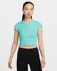 Nike - Áo tay ngắn thể thao Nữ One Fitted Rib Women's Dri-FIT Short-Sleeve Cropped Top