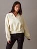 Calvin Klein - Áo len tay dài CK nữ Monogram Roll Neck Jumper