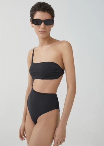 Mango - Đồ bơi nữ Swimsuit with asymmetrical opening