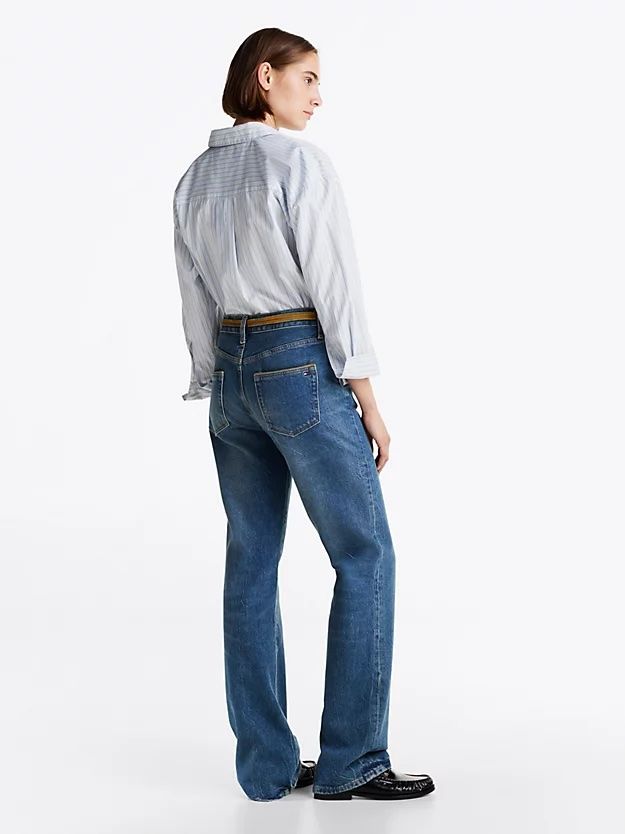 Tommy Hilfiger - Quần jeans dài nữ High Rise Relaxed Bootcut Jeans